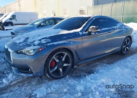 2018 Infiniti Q60 3.0T Red Sport 400 from USA, damaged, VIN JN1FV7EL5JM631203